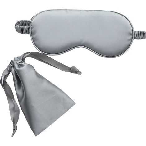 Masque de sommeil pour femme, masque pour les yeux, masque de sommeil en soie, masque de sommeil doux pour la peau pour homme, masque de sommeil ultra-doux, masque pour les yeux portable avec sangles (1/5)