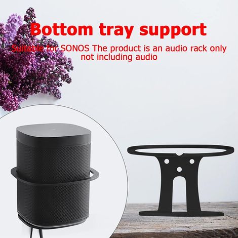 1 support mural pour enceinte, en alliage d'aluminium, compatible avec JBL PULSE5, design épuré, passage câble intégré (1/5)