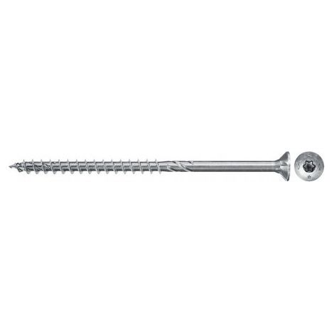 Vis à bois fischer PowerFast II 8,0x180 à tête fraisée TX TG acier galavanisé, passivée bleu 50 pièces