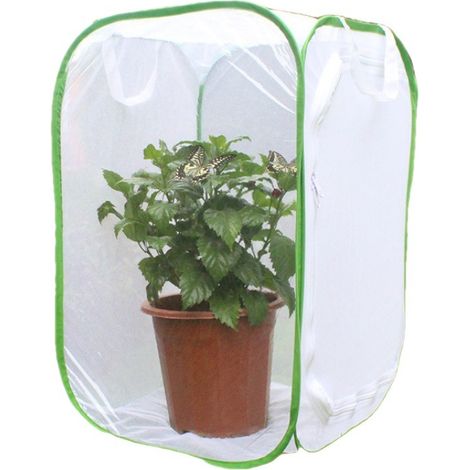 Filet anti-insectes pour plantes, cage d'élevage de papillons, cage d'élevage d'insectes portable, filet anti-insectes pour plantes,40x40x60cm (1/4)