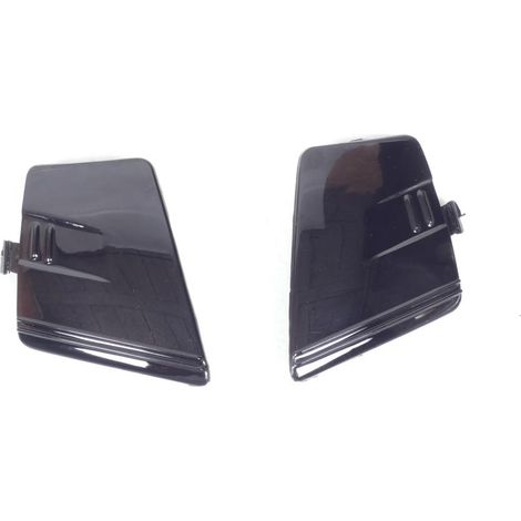 Paire cache latéral casque Shark PIONEER pour moto LP0100 Noir (1/3)