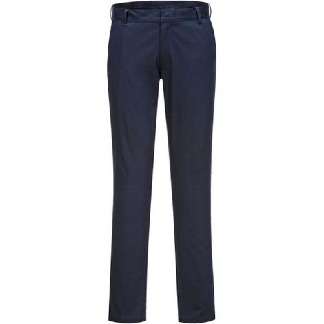 Pantalones Chinos Stretch Slim para Mujer - Comodidad y Estilo / Marino oscuro / 24