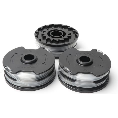 4 Stück Ersatzfadenspulen für, Ersatz-Nylonfaden für LIDL Parkside Trimmer, Trimmer PRTA 20-Li A1,B2,C3,PRT 550 A1,A3,PRT 300 A1-2 x 4 m 1,6 mm (1/5)