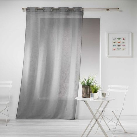 Rideau Voilage "Haltona" 140x240cm Gris (1/2)