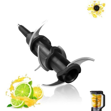 1 Stück Mixermesser Ersatzmesser für den Mixbecher Mixerteile mit 6 Messern Schwarze Ersatz Mixermesser Entsafterzubehör für Ninja Mixer (1/5)