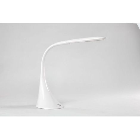 royaluxe -Lampe de bureau LED Creative Curves avec col réglable – Intensité variable avec 4 réglages de luminosité et LED lumière naturelle économes en énergie pour bureau à domicile, bureau d'ordinat (1/5)