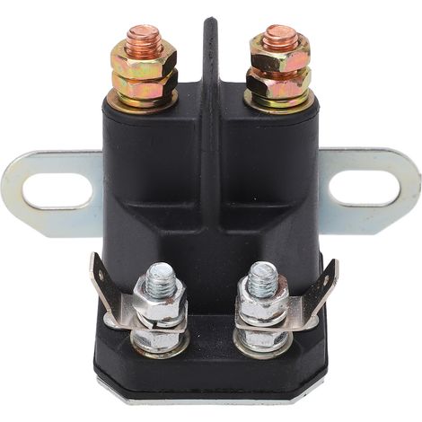 Relais 12V à contact argenté, bobine cuivre, interrupteur magnétique pour tondeuse à gazon, voiture, moto, véhicule - Commutateur fiable 12 volts (1/5)