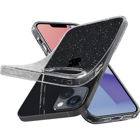 Funda Spigen Liquid Crystal Glitter para iPhone 15 Plus / iPhone 14 Plus (transparente) (1/5)