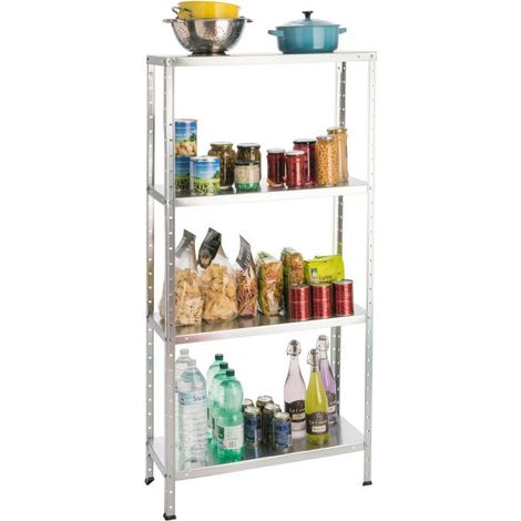 4 -Storey -verzinktes Metallregal in Kit - Brixo Zip (1/3)