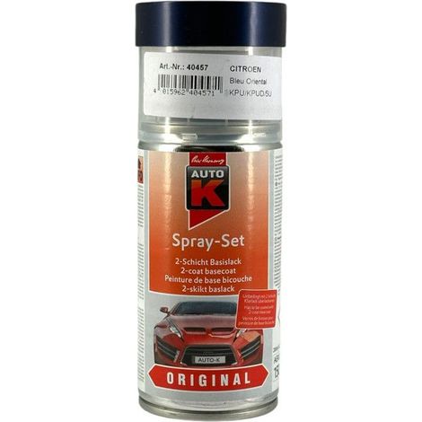 Bombe de peinture carrosserie - Citroën - Bleu oriental - KPU/KPUD/5U - 150 ml - Auto K