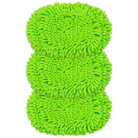 Balais Serpillières Reutilisable Compatible avec Swiffer Sweeper,Tampon à Vadrouille Lavables Têtes de Rechange Microfibres pour Nettoyer (1/5)