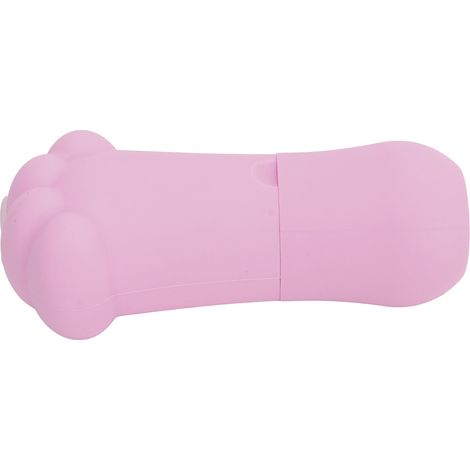 Gesichtskühlpackung, Silikon-Eiskompresse, Massagegerät, Anti-Schwellungs-Tool fürs Gesicht, Katzenkrallenform, lila (1/5)