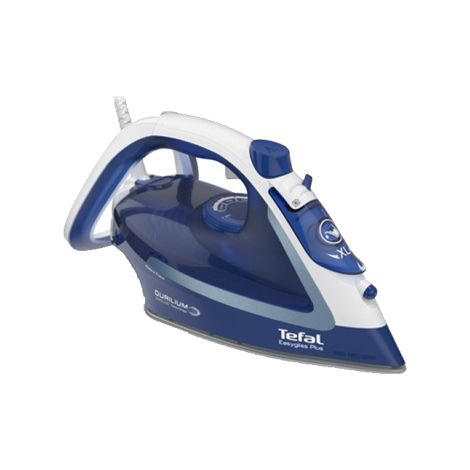 Plancha Tefal Easygliss Plus FV5735 azul y blanca