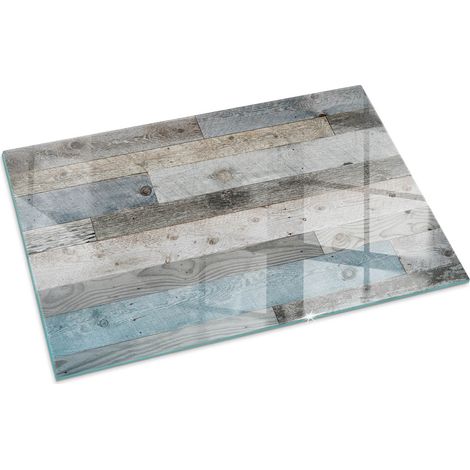 Plaque Rectangulaire de protection de sol en verre pour cheminée ou poêle moderne anti-chaleur et étincelles Planches de différentes nuances 100x70 cm (1/5)