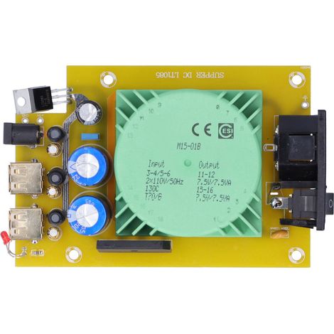 Module régulateur 15VA double sortie, bloc d'alimentation DC stabilisé intégré (1/5)