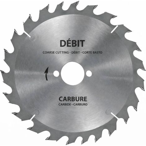 Lame de Scie Circulaire HM Portative D. 160 x Al. 20 x Z20 Alt - Pour Découpe du Bois - Diamwood (1/2)