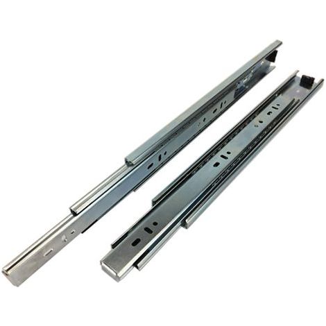GUIDE A SFERE PER CASSETTI ESTRAZIONE TOTALE lunghezza 450 mm
