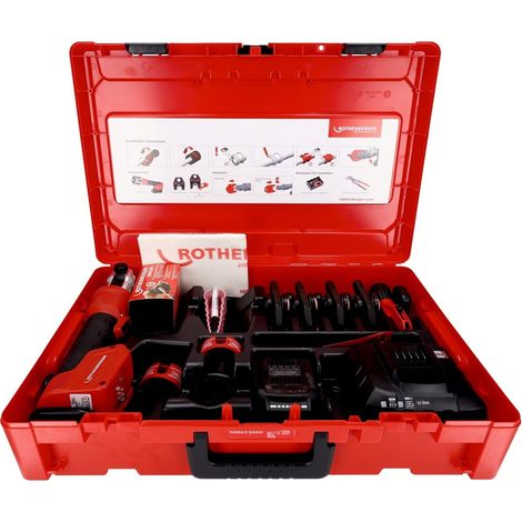 ROTHENBERGER ROMAX NANO iJAWs Set, B MaxiPro 1/4-3/8-1/2-5/8", 2Ah, CAS Akku-Pressmaschine - 1000005053 (1/5)