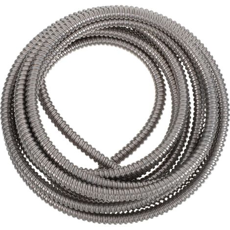Gaine électrique Flexible à paroi réduite, Tube gainé en Acier Inoxydable de 5 mm pour câbles industriels et domestiques, Gestion, câblage et Protection (1/5)