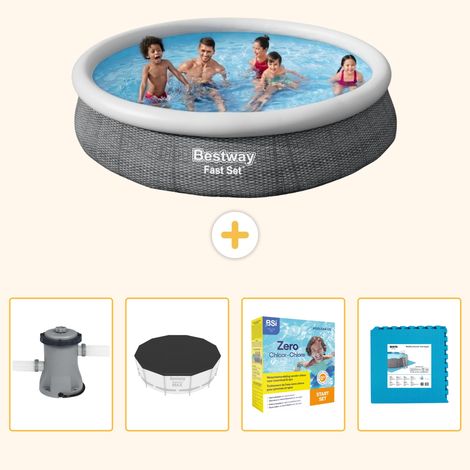 Bestway Bestway Fast Set Ronde - 366x76 cm - 5-pièces S276 (1/5)
