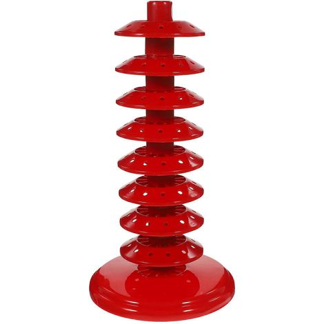 Présentoir à sucettes Cake Pop, support à sucettes à plusieurs niveaux, présentoir à sucettes-41.50X14.00X14.00CM-Red (1/4)