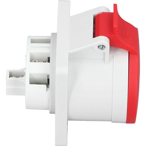 Prise industrielle étanche IP44, connecteur aéronautique 3P+E+N 32A AC 220-380V 240-415V