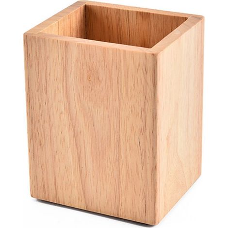 1 Porte-couverts en bambou, organiseur cuillère fourchette baguette, rangement cuisine comptoir (1/5)