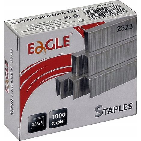 Le graffette Eagle 23/23 consentono di pinzare fino a 200 fogli. (1/2)