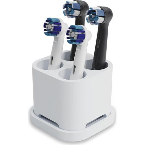 1 Support Brossettes Silicone, Drainage Intelligent, Compatible Oral-B Philips, Pour Salle De Bain (1/5)