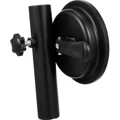 Support de Mât de Drapeau Aluminium Réglable Ventouse pour Extérieur, Fixation Stable pour Jardin, Balcon, Véhicule – Noir, Résistant Vent, Multi-Usage, Installation Pratique (1/5)