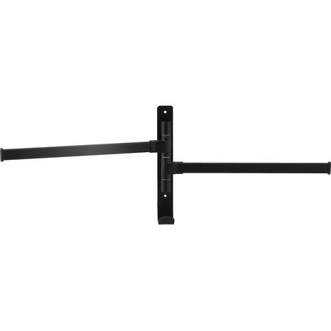 Porte-serviettes mural pivotant et pliable en aluminium spatial pour salle de bain (1/5)