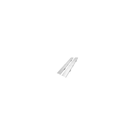 Lot de 2 rampes d'accès pliables en métal avec poignées, charge max. 400 kg, pour pneus jusqu'à 22,5 cm (1/5)