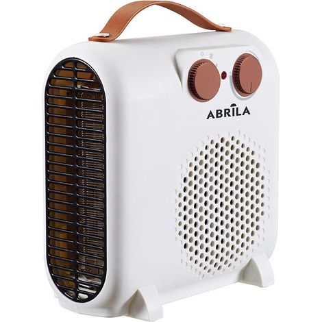 Termoventilador elect.tundra 2000w blanco/marron 2potencias  3funciones protecc.seg.luz ind.24,8x23,3x11,7cm (1/2)