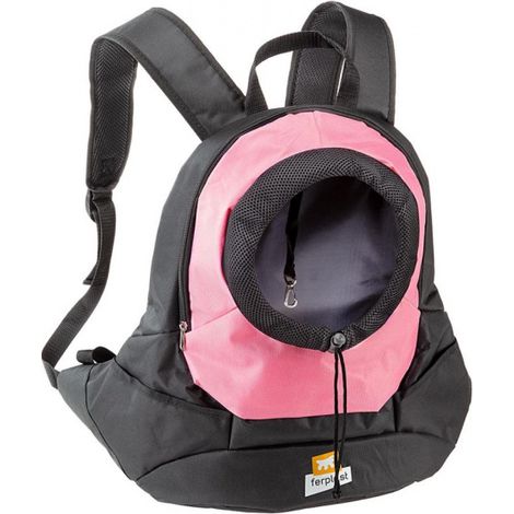 Ferplast Kangoo Rucksack für Hund ergonomisch rosa