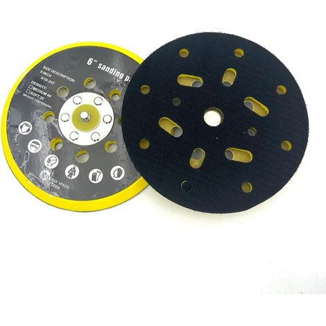Polishing Wheel - Pneumatic Sanding Disc 150mm, Manual Sanding Disc, Sanding Pad for RO1/RO2E/RO150E/ES150/ET2/ETS150/LEX150LET/Rotex 150 Sanding Disc. (1/5)