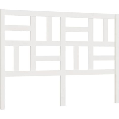 Maison Exclusive - Testiera per Letto Bianca 166x4x104cm in Legno Massello di Pino