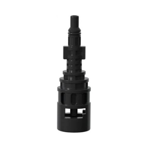 2 Pièces Adaptateur de Conversion pour Nettoyeur Haute Pression Connecteur de Couplage pour Karcher Lavor 124 X 24,5 Mm Noir (1/4)