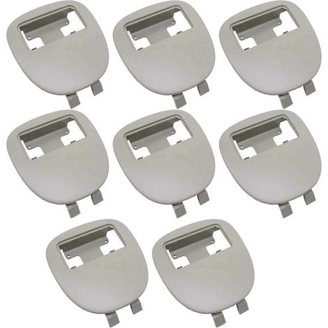 8X 9625049077 Cache de panneau de lampe de lecture de plafonnier avant gris intérieur de voiture, compatible avec Peugeot 206 207 Citroën C2 (1/5)