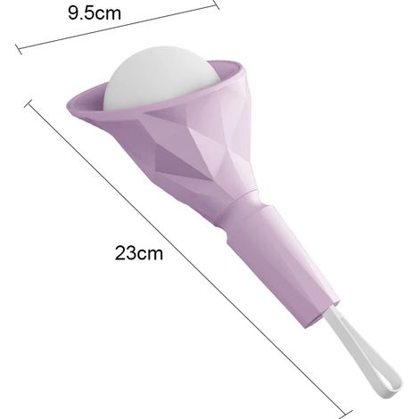 Lampe de bureau magnétique suspendue (violette) avec LED, rechargeable par USB, intensité variable en continu (1/5)