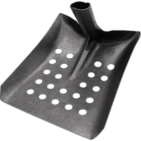 Pala filtrante in metallo, pala multifunzionale per la pulizia, pala per setacciare il fango, pala da giardino, pala per drenaggio, setaccio, utilizzata per il trattamento delle acque reflue e la puli