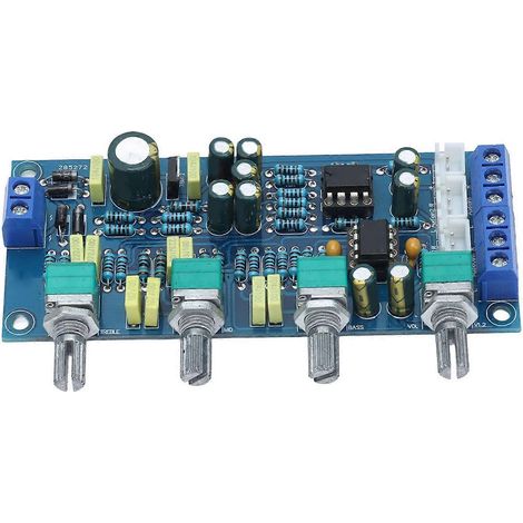 Module préamplificateur, réglages de tonalité, aigus HiFi, médiums, graves, contrôle du volume (1/4)