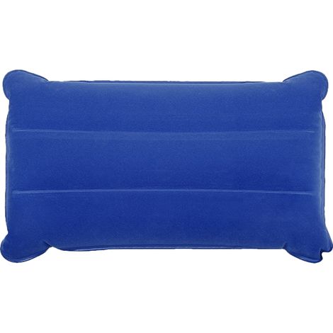 Oreiller gonflable pour camping et voyage, oreiller en tissu floqué pour un confort optimal (1/5)