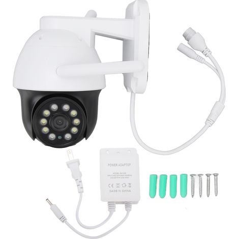 Caméra de surveillance extérieure WiFi 2MP, détection de mouvement, forme sphérique, système sans fil, prise US 100-240V (1/5)