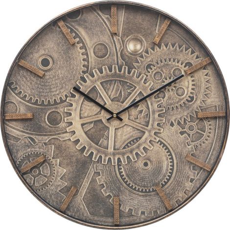 Horloge Déco "Deyan" 50cm Marron (1/3)