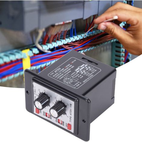 Zeitrelais mit Drehknopf, Doppelzeitrelais ATDV YB AC110V 220V 50/60Hz (1/5)