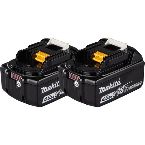 MAKITA Pack de 2 Batteries Li-Ion 18V 4Ah BL1840B (1/4)