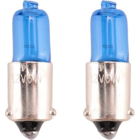 2 feux de position latéraux blancs 6W H6W BAX9S pour voiture, 12V 5000K (1/4)