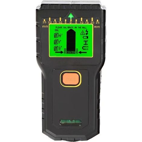 Detector eléctrico 7 en 1: localizador de cables y vigas, escáner de cables, sensor de pared de metal con LED