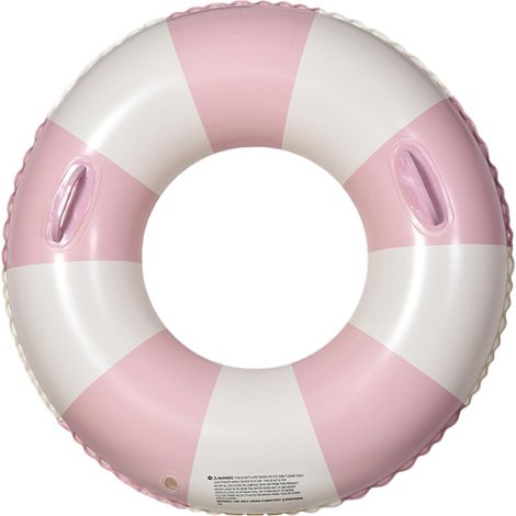 Bouée gonflable en PVC avec poignée, 90 cm, pour adultes, pour piscine, plage et lac, fêtes aquatiques estivales.-AquaForge