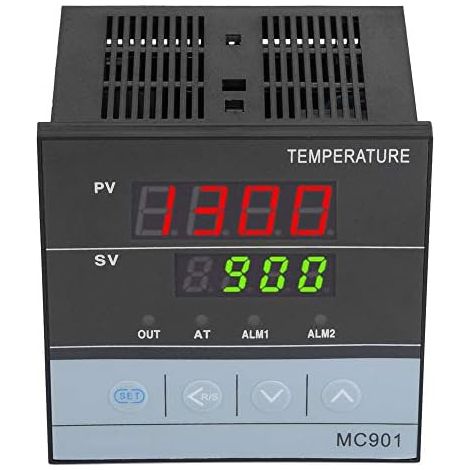 PID-Temperaturregler, MC901 Digitaler PID-Temperaturregler Typ K PT100-Eingangssonde SSR-Relaisausgang